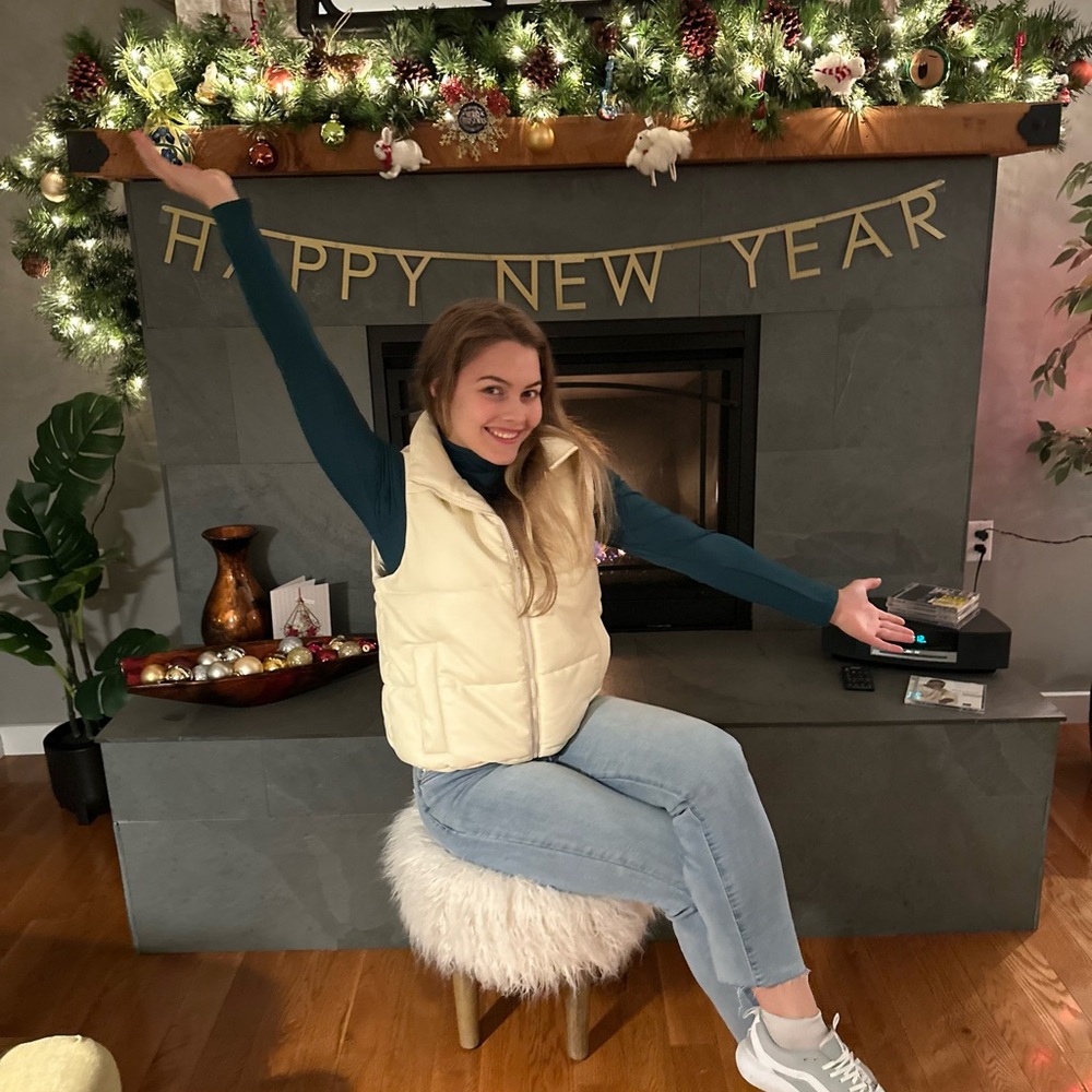 Hollister vegan leather Vest